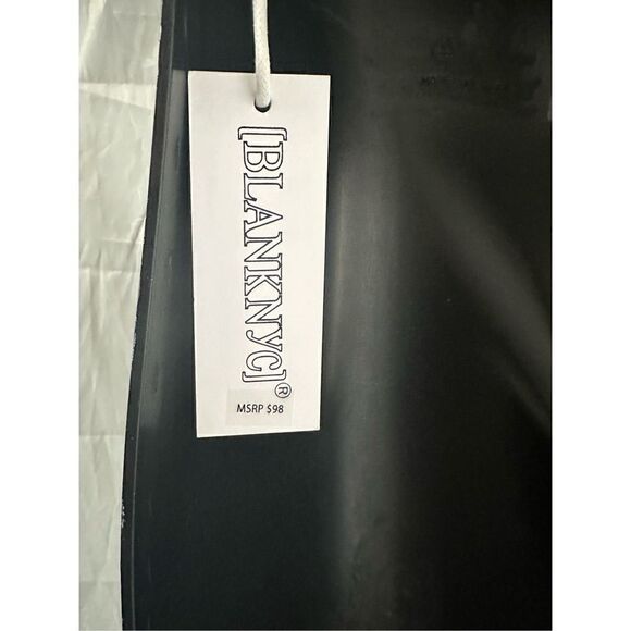 BlankNYC Women's So Icy Cream Asymmetrical Moto Jacket White Large NWT 🛑 - Picture 6 of 10